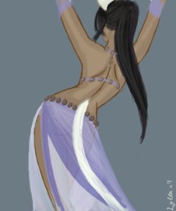 Belly_dance_back_doodle_by_Lylla4